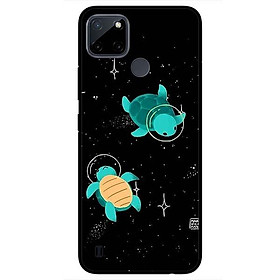 Ốp lưng dành cho Realme C21Y - C25Y mẫu Hai Chú Rùa Xanh