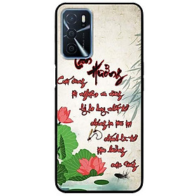 Ốp lưng dành cho Oppo A16 mẫu Tận Hưởng Thư Pháp