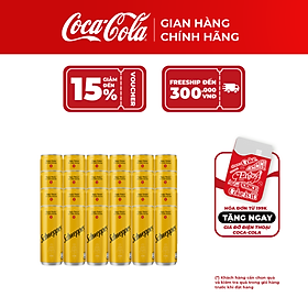 Lốc 24 lon Nước giải khát Schweppes Nước Tonic 320ml/Lon Coca-Cola Official Store_TK