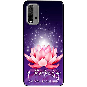 Ốp lưng cho Xiaomi Redmi 9T - Redmi 13 4G - 13C - Redmi Note 13 4G - 13 Pro 4G - 13 Pro 5G - Om Mani Tím Hồng - Hàng Chính Hãng