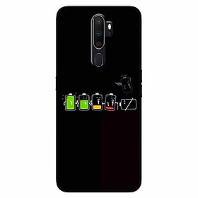 Ốp lưng in cho Oppo A5 - 2020 / A9 - 2020 Cạn Pin