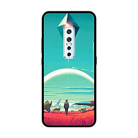 Ốp Lưng in cho Vivo V17 Pro Mẫu Thế Giới Cổ Đại - Hàng Chính Hãng