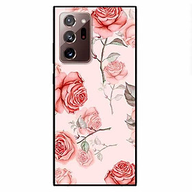 Ốp lưng dành cho Samsung Note 20 - Samsung Note 20 Ultra mẫu Hoa Tiết Hồng Cam