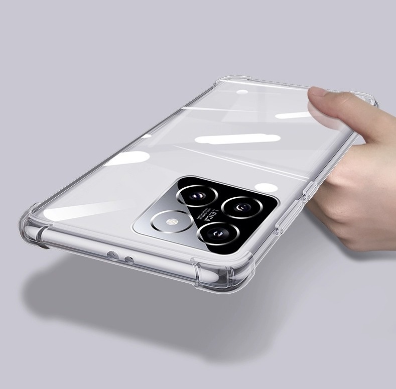 Ốp lưng cho Xiaomi 14 5G, Xiaomi 14 Pro 5G dẻo trong bó sát chống sốc cao cấp - Hàng chính hãng