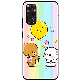 Ốp lưng dành cho Xiaomi Redmi Note 11 4G - Redmi Note 11 5G / Redmi Note 11T 5G / Redmi Note 11S 5G  - Gấu Bong Bóng