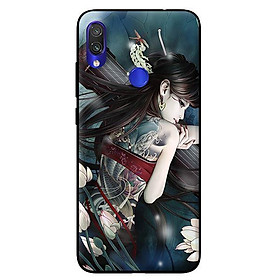 Ốp lưng in cho Xiaomi Redmi Note 7 mẫu Girl Tatto - Hàng chính hãng