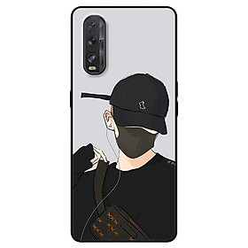 Ốp lưng dành cho Oppo Find X2 mẫu Bad Boy