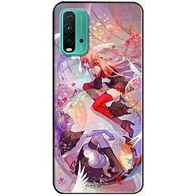 Ốp lưng Redmi 9T - 13C - 13 4G - Redmi Note 13 4G - Note 13 Pro 4G - Note 13 Pro 5G - Anime Hai Cô Gái Đỏ Đen - Hàng Chính Hãng