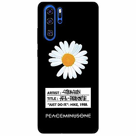 Ốp lưng in cho Huawei P30 Pro Mẫu Cúc To Có Nhãn