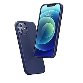 Ugreen 20455 Iphone 12 Pro 6.1inch Màu Xanh Navy Ốp Lưng điện thoại Silicone LP418 20020455 - Hàng chính hãng