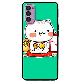 Ốp lưng dành cho Oppo Reno 4 mẫu Mèo May Mắn 4
