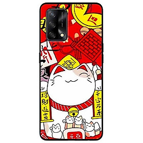 Ốp lưng dành cho Oppo A54 - A74 - A94 mẫu Mèo Vui Vẻ