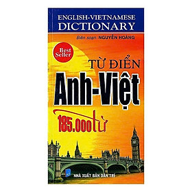 Sách - Từ Điển Anh - Việt 185000 Từ - Hồng Ân