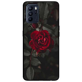 Ốp lưng dành cho Oppo Reno 6 - Reno 6 Z mẫu Hoa Hồng Đỏ