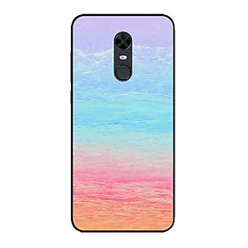 Ốp Lưng in cho Xiaomi Redmi 5 Plus Mẫu NỀN ĐÁ HOA 11 - Hàng Chính Hãng