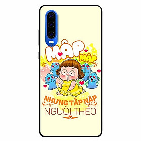 Ốp lưng in cho Huawei P30 Mẫu Mập Tấp Người Theo Nữ