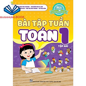 Sách - Bài tập tuần Toán 1 - Tập 2 (Cánh diều và kết nối cùng học để phát triển năng lực)