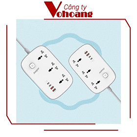 [Mỹ] Ổ cắm điện Energizer đa năng 3AC kèm 2USB-A và 2USB-C sạc nhanh PD (max PD 65W) - Energizer EPB3250W00EU