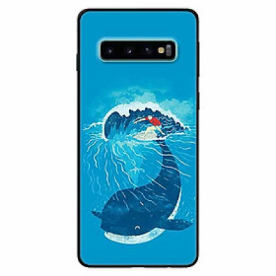 Ốp lưng dành cho Samsung S10 mẫu Ván Cá Voi