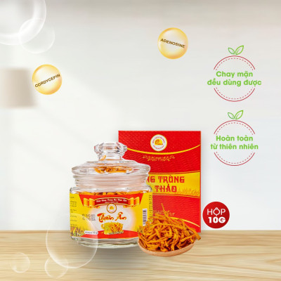 Đông Trùng Hạ Thảo Sấy Thăng Hoa Thiên Ân - Hũ 10g