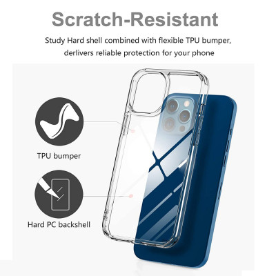 Ốp lưng dẻo silicon trong suốt cho iPhone 12 / iPhone 12 Pro (6.1 inch) hiệu Ultra Thin (siêu mỏng 0.6mm, chống trầy, chống bụi) - Hàng nhập khẩu