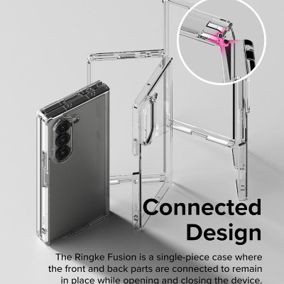 Ốp lưng trong suốt cho Samsung Galaxy Z Fold 7/ Z Fold 6 RINGKE Fusion, thương hiệu Hàn Quốc_ Hàng chính hãng