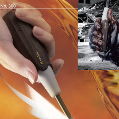 Tô vít mũi (+) cán gỗ No.300 chống trơn trượt khi tay dính dầu Vessel sản xuất tại Nhật Bản
