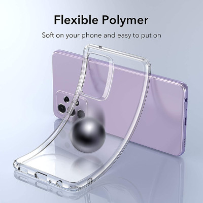 Ốp lưng silicon dẻo cho Samsung Galaxy A33 , A73 , A13 , A53 5G trong suốt mỏng 0.6mm hiệu Ultra Thin độ trong tuyệt đối chống trầy xước - Hàng nhập khẩu 