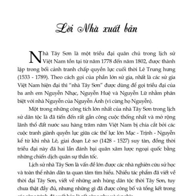 Nhà Tây Sơn (bản in 2024)