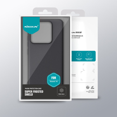 Ốp lưng dành cho Xiaomi 14 - Xiaomi 14 Pro Nillkin Frosted Shield Pro - Hàng nhập khẩu