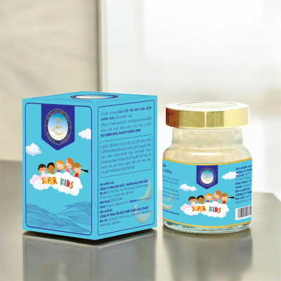 [Hộp 6 Hũ] Tổ Yến Chưng Cao Cấp Dành Cho Trẻ Em Super Kids - Yến Sào Hòn Gốm Chính Hiệu Khánh Hoà - HGK NEST