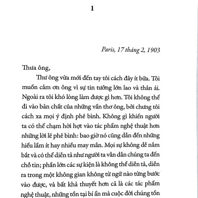 Sách - Thư Gửi Nhà Thơ Trẻ