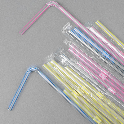 Set 100 ống hút Flexible Straw Ø5mmx190mm - Hàng nội địa Nhật Bản nhập khẩu chính hãng
