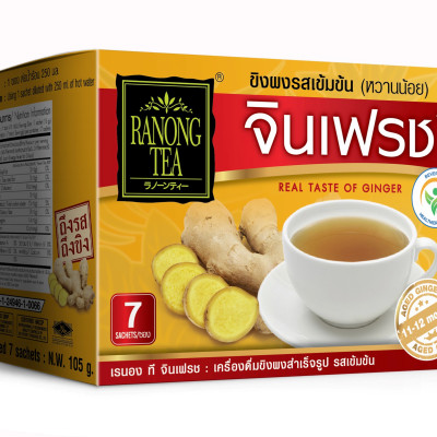 Trà gừng đậm đà Ginfresh Ranong Tea