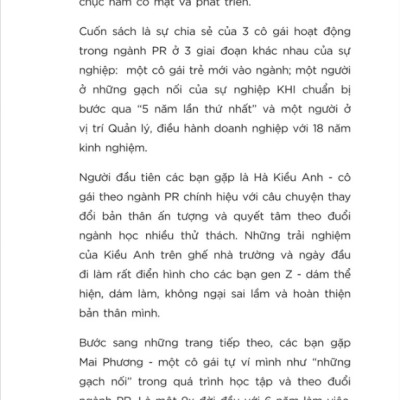 Những Cô Gái PR - Ba Thế Hệ, 2 Thập Kỷ Nghề Và Nhiều Niềm Tin Phía Trước