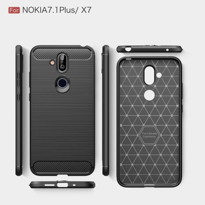 Ốp lưng chống sốc Likgus cho Nokia 8.1 / Nokia X7  (chuẩn quân đội, chống va đập, chống vân tay) - Hàng chính hãng