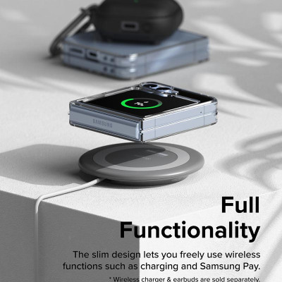 Ốp lưng trong suốt dành cho Samsung Galaxy Z Flip 7/ Z Flip 6 RINGKE Fusion_ Hàng chính hãng