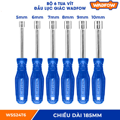 BỘ 6 TUA VÍT ĐẦU LỤC GIÁC WSS24T6 WADFOW - HÀNG CHÍNH HÃNG