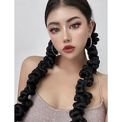 Tóc cột dây quấn 80cm 