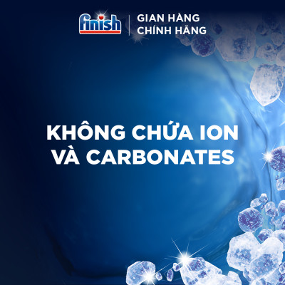 Combo phụ gia: Nước làm bóng 500ml + Dung dịch vệ sinh máy 250ml + Muối rửa chén bát 1kg