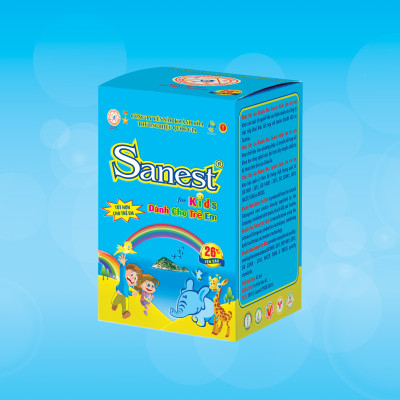 [Combo 10 lọ] Nước Yến sào Khánh Hòa Sanest Kids đóng lọ 62ml - S161