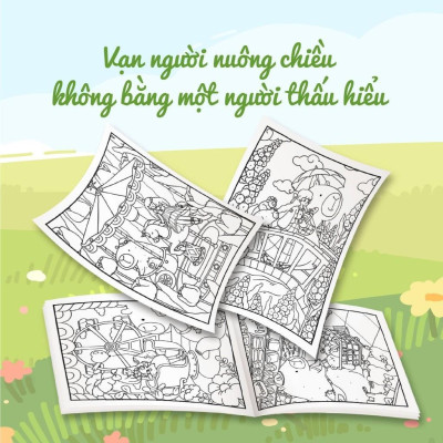 Sách Tô Màu - Thị Trấn Capy - Megabook