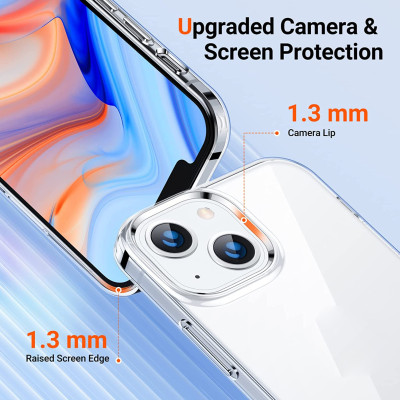 Ốp lưng cho iPhone 13 / 13 Pro / 13 Pro Max chống sốc trong suốt siêu mỏng 0.88mm hiệu X-Level Sparkling Series độ trong tuyệt đối, chống trầy xước, chống ố vàng, tản nhiệt tốt - hàng nhập khẩu