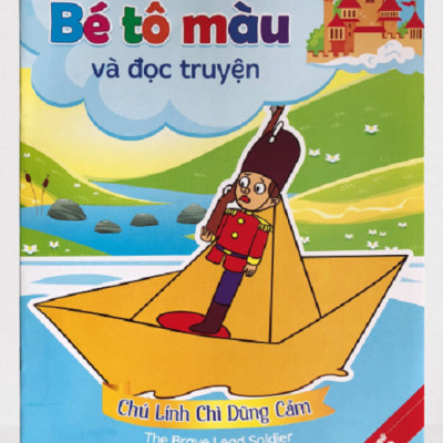 Bộ 8 cuốn Bé Tô Màu Và Đọc Truyện - Sắc Màu Cổ Tích - Truyện Cổ Tích Thế Giới Song ngữ Việt Anh - Cô Bé Quàng Khăn Đỏ Cô Bé Lọ Lem Hoàng Tử Ếch Cô Bé Bán Diêm Chú Lính Chì Dũng Cảm Nàng Bạch Tuyết Và Bảy Chú Lùn Ba Chú Lơn Con Vịt Con Xấu Xí