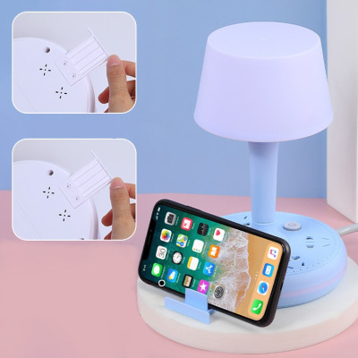 Đèn Ngủ Để Bàn Có Điều Khiển Từ Xa Kèm Ổ Cắm Điện USB Đa Năng - HÀNG CHÍNH HÃNG MINIIN