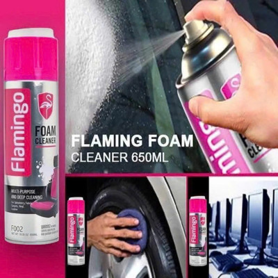 Bình Xịt Vệ Sinh Ghế Da Ô Tô - Đồ Da Flamingo 650ml