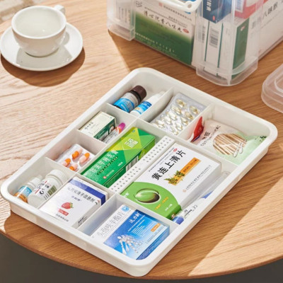 Tủ Hộp Đựng Thuốc Di Động Gia Đình, 2 Tầng Có Quai Xách Nhựa Mika Trong Suốt Nhìn Dõ Đồ Vật  Tủ Thuốc Đựng Dụng Cụ Y Tế Mẫu Mới Tiện Lợi