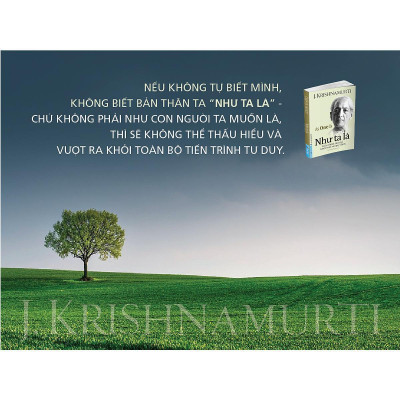 Sách - Như Ta Là - J.Krishnamurti