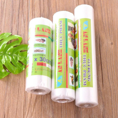 Combo 3 cuộn TÚI ĐỰNG THỰC PHẨM tự phân hủy sinh học 0,8kg ( 3 kích thước tiện lợi)