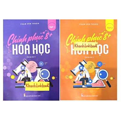 Sách - Combo Chinh phục 8+ hóa học tập 1 + 2 (Masterbook)
